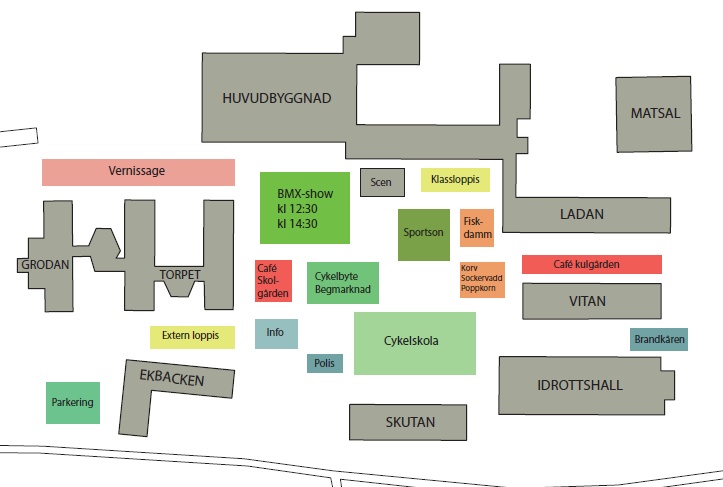 Cykeldagen Situationsplan 2016